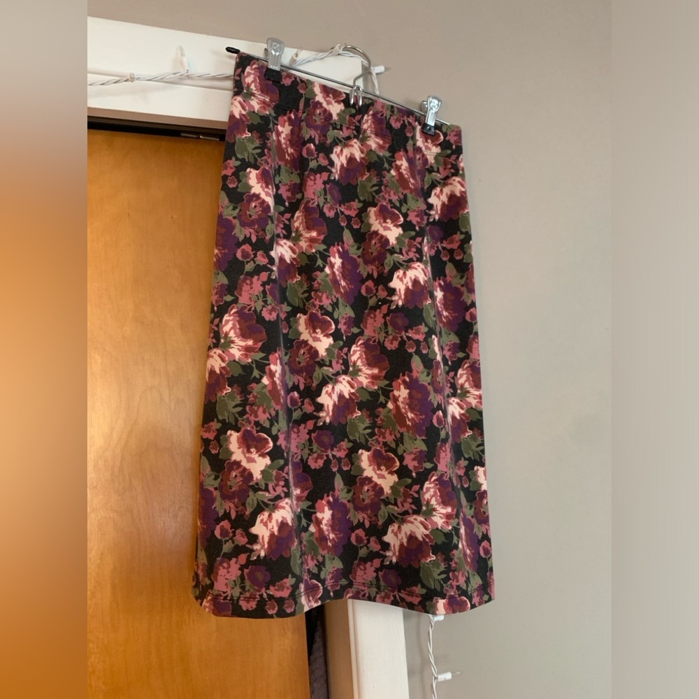 Floral Pencil Skirt, at the knee